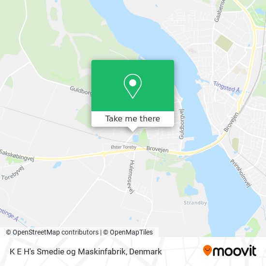 K E H's Smedie og Maskinfabrik map