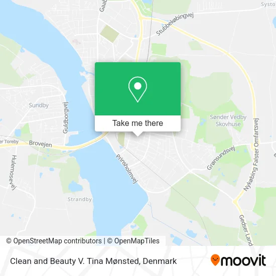 Clean and Beauty V. Tina Mønsted map