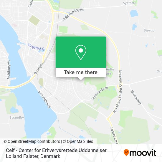 Celf - Center for Erhvervsrettede Uddannelser Lolland Falster map