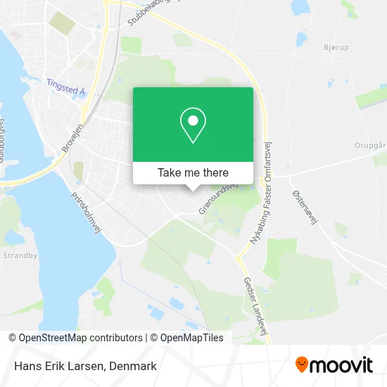 Hans Erik Larsen map