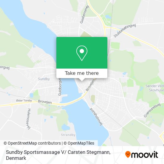 Sundby Sportsmassage V/ Carsten Stegmann map