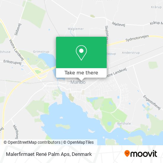 Malerfirmaet René Palm Aps map