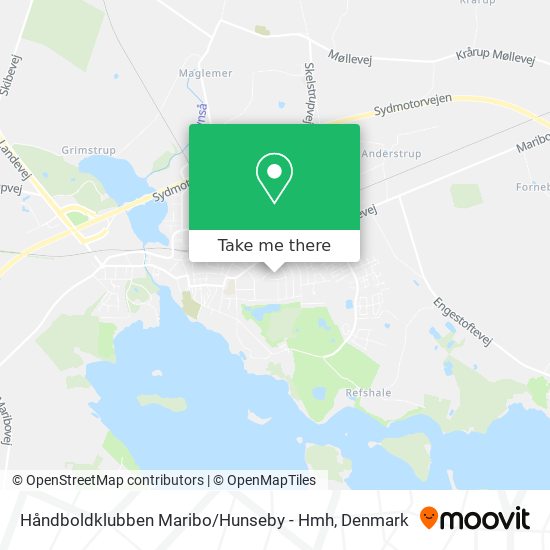 Håndboldklubben Maribo / Hunseby - Hmh map