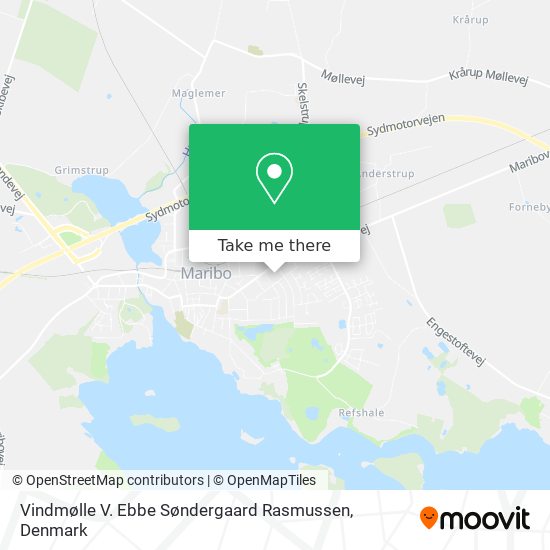 Vindmølle V. Ebbe Søndergaard Rasmussen map