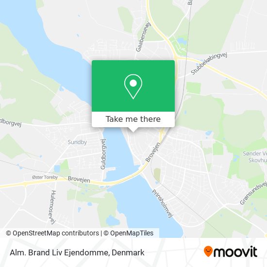 Alm. Brand Liv Ejendomme map