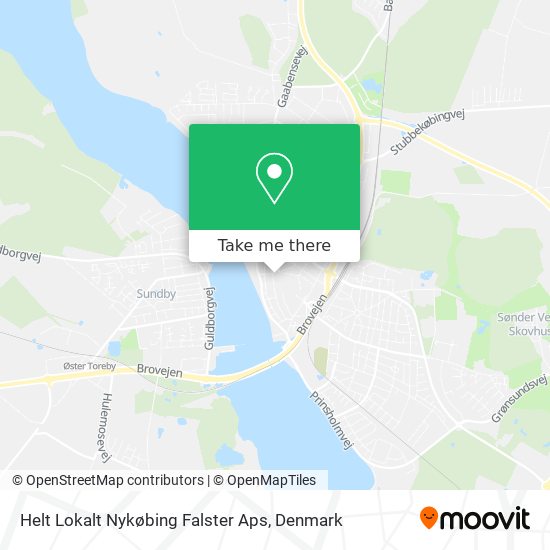 Helt Lokalt Nykøbing Falster Aps map