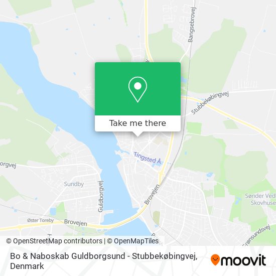 Bo & Naboskab Guldborgsund - Stubbekøbingvej map