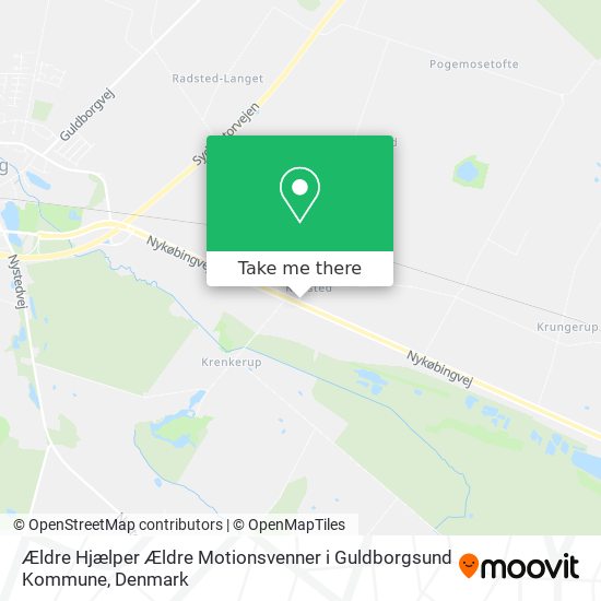 Ældre Hjælper Ældre Motionsvenner i Guldborgsund Kommune map