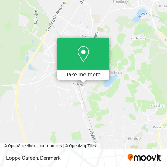 Loppe Cafeen map