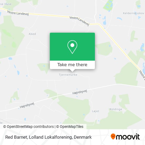 Red Barnet, Lolland Lokalforening map