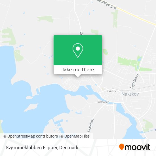 Svømmeklubben Flipper map