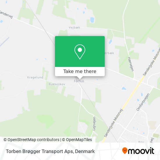 Torben Brøgger Transport Aps map