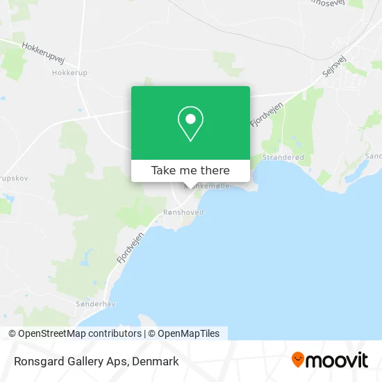 Ronsgard Gallery Aps map