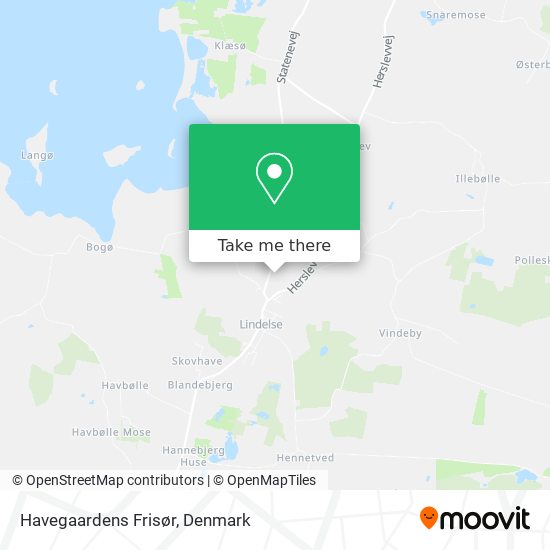 Havegaardens Frisør map