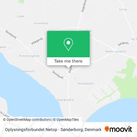 Oplysningsforbundet Netop - Sønderborg map