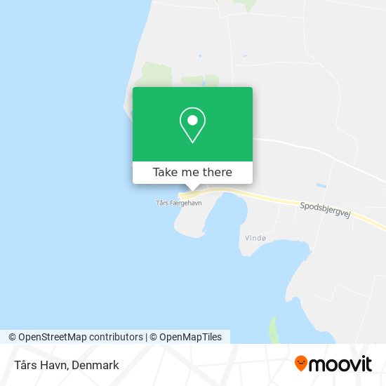 Tårs Havn map