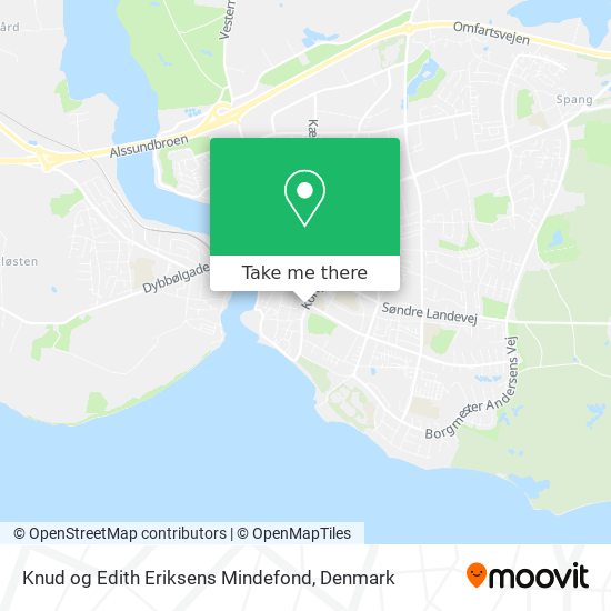 Knud og Edith Eriksens Mindefond map