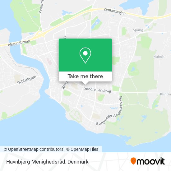 Havnbjerg Menighedsråd map