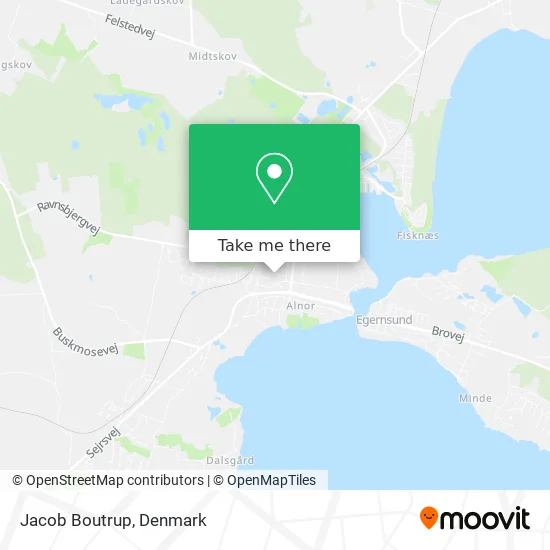 Jacob Boutrup map