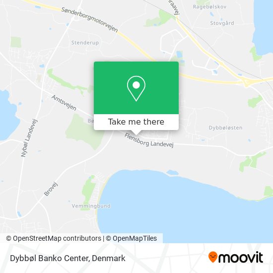 Dybbøl Banko Center map