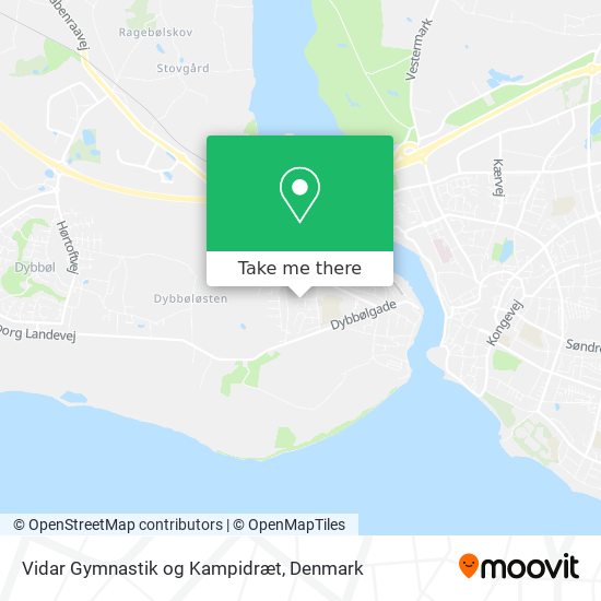 Vidar Gymnastik og Kampidræt map