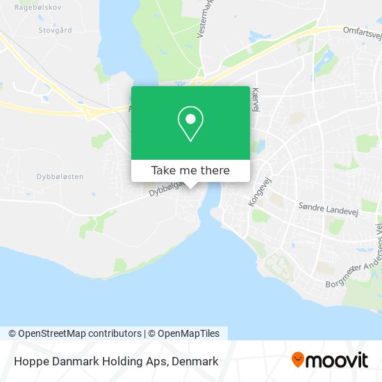 Hoppe Danmark Holding Aps map