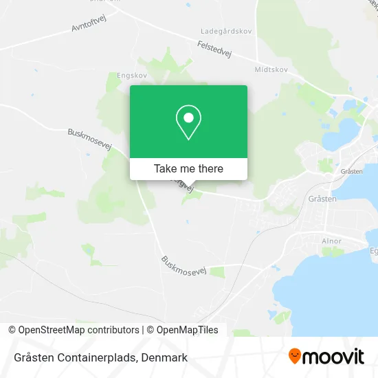 Gråsten Containerplads map