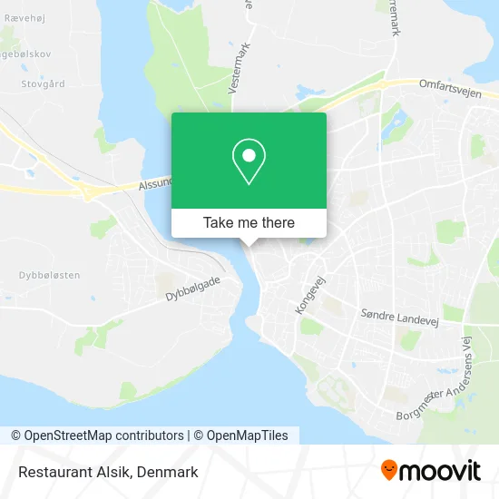 Restaurant Alsik map