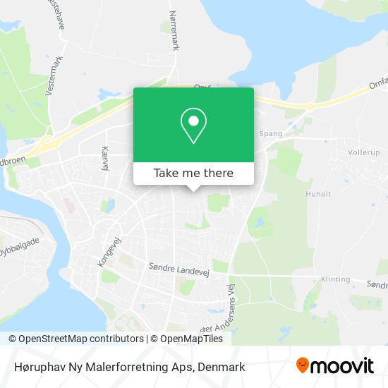 Høruphav Ny Malerforretning Aps map