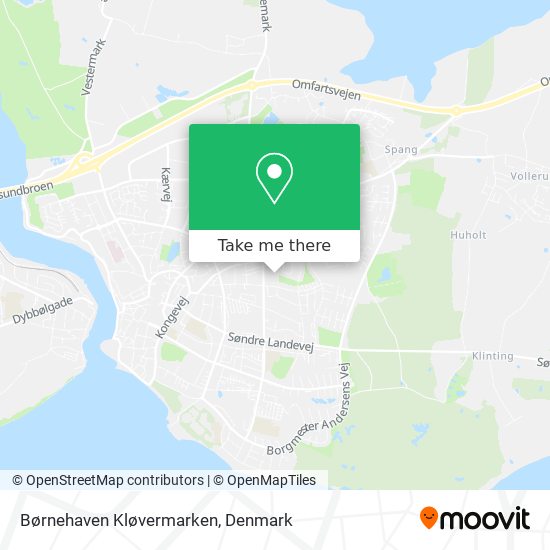 Børnehaven Kløvermarken map