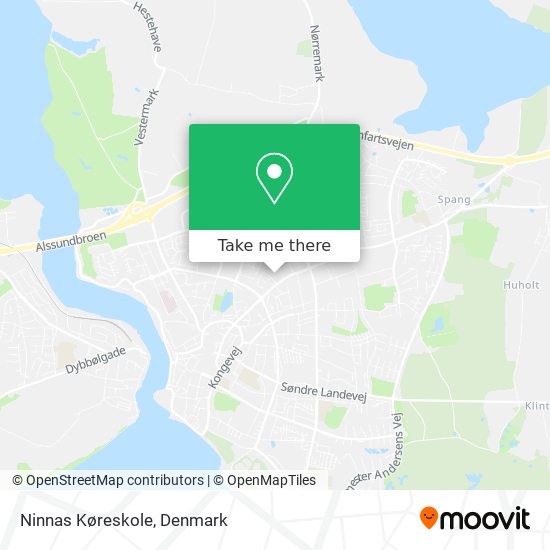 Ninnas Køreskole map