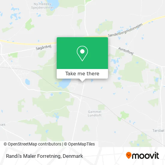 Randi's Maler Forretning map
