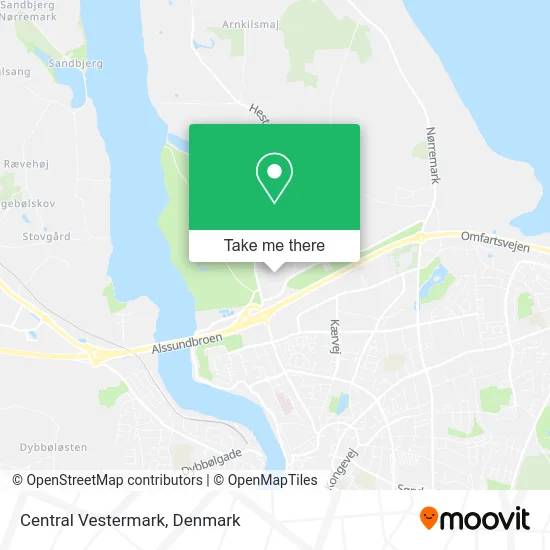 Central Vestermark map