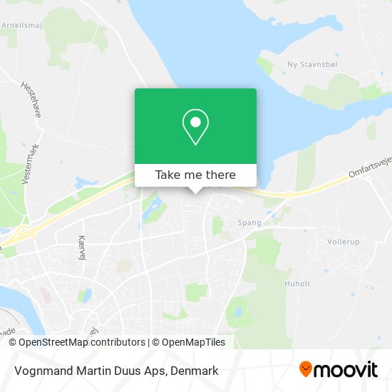 Vognmand Martin Duus Aps map