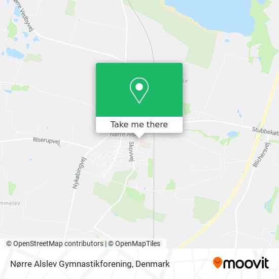 Nørre Alslev Gymnastikforening map