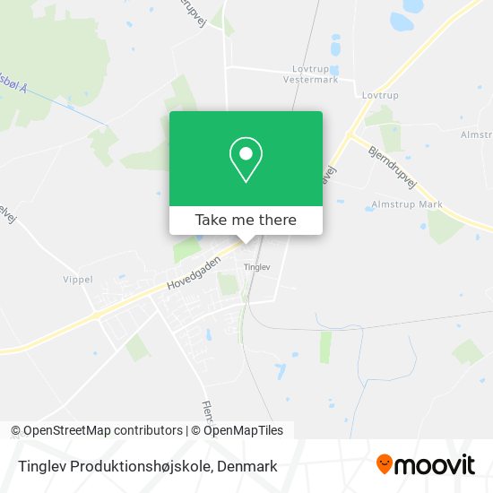 Tinglev Produktionshøjskole map