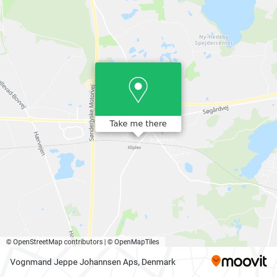 Vognmand Jeppe Johannsen Aps map