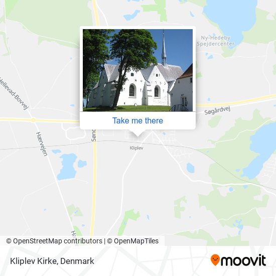 Kliplev Kirke map