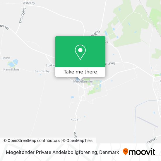 Møgeltønder Private Andelsboligforening map