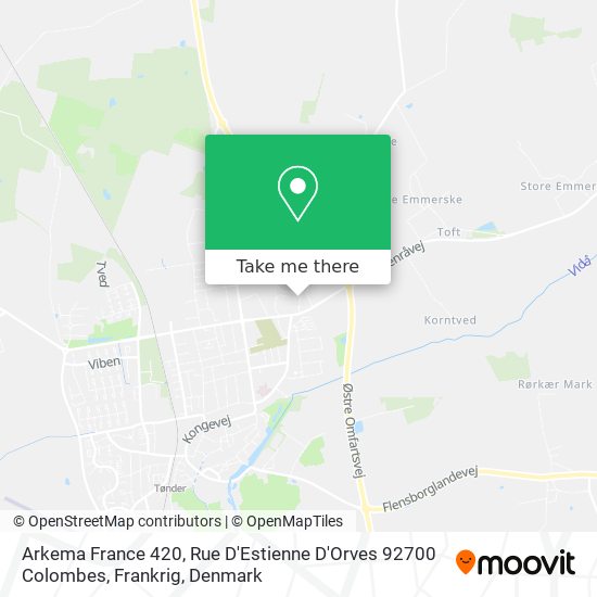 Arkema France 420, Rue D'Estienne D'Orves 92700 Colombes, Frankrig map