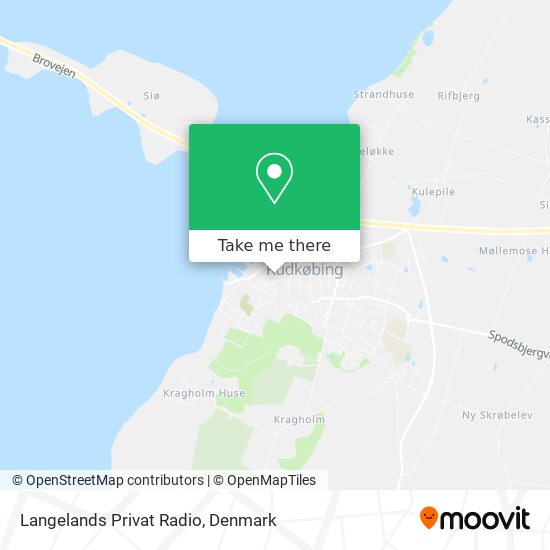 Langelands Privat Radio map