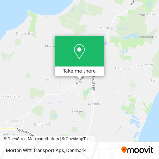 Morten Witt Transport Aps map