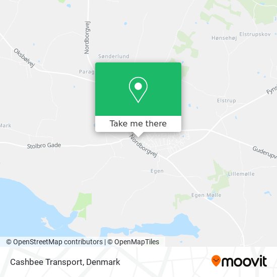 Cashbee Transport map