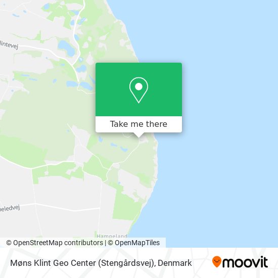 Møns Klint Geo Center (Stengårdsvej) map