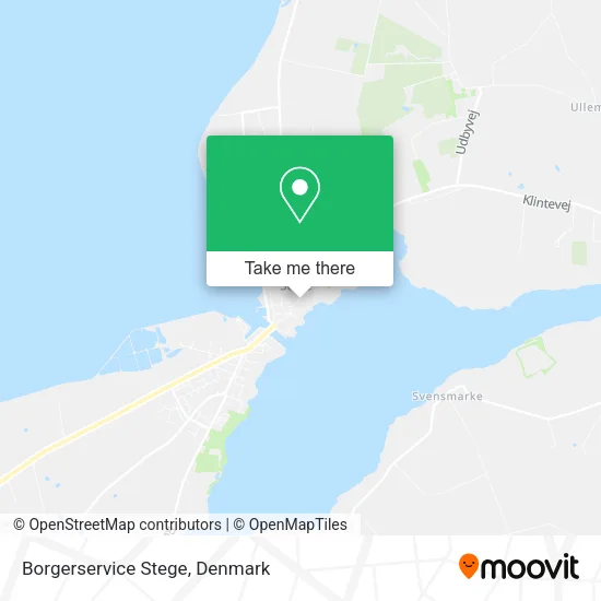 Borgerservice Stege map