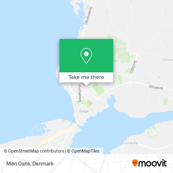 Møn Dans map
