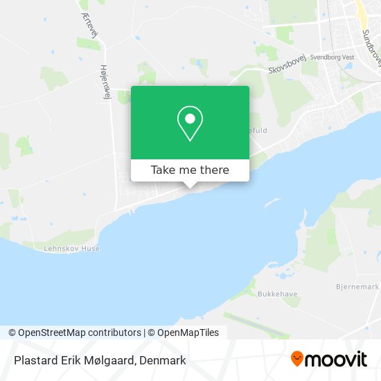 Plastard Erik Mølgaard map