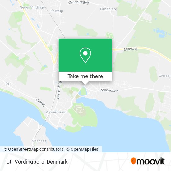 Ctr Vordingborg map