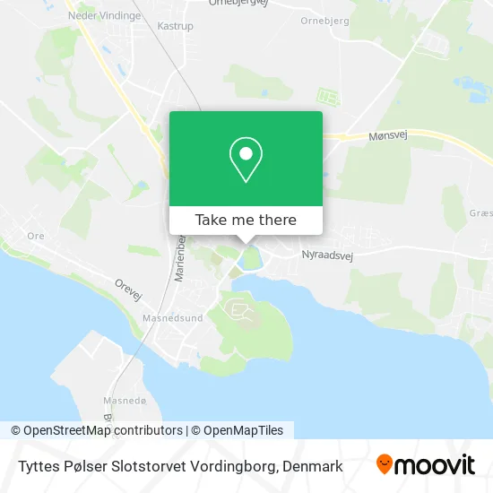 Tyttes Pølser Slotstorvet Vordingborg map