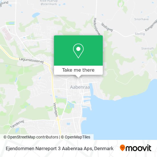 Ejendommen Nørreport 3 Aabenraa Aps map